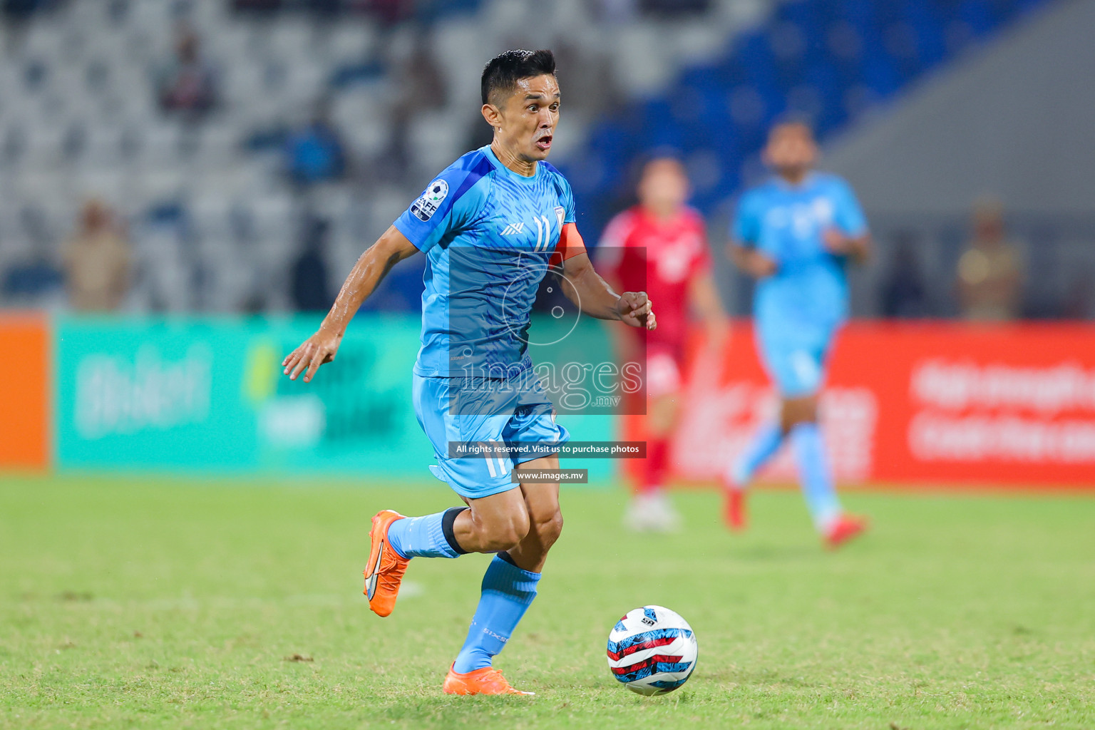 Lebanon vs India in the Semi-final of SAFF Championship 2023 held in Sree Kanteerava Stadium, Bengaluru, India, on Saturday, 1st July 2023. Photos: Nausham Waheed, Hassan Simah / images.mv