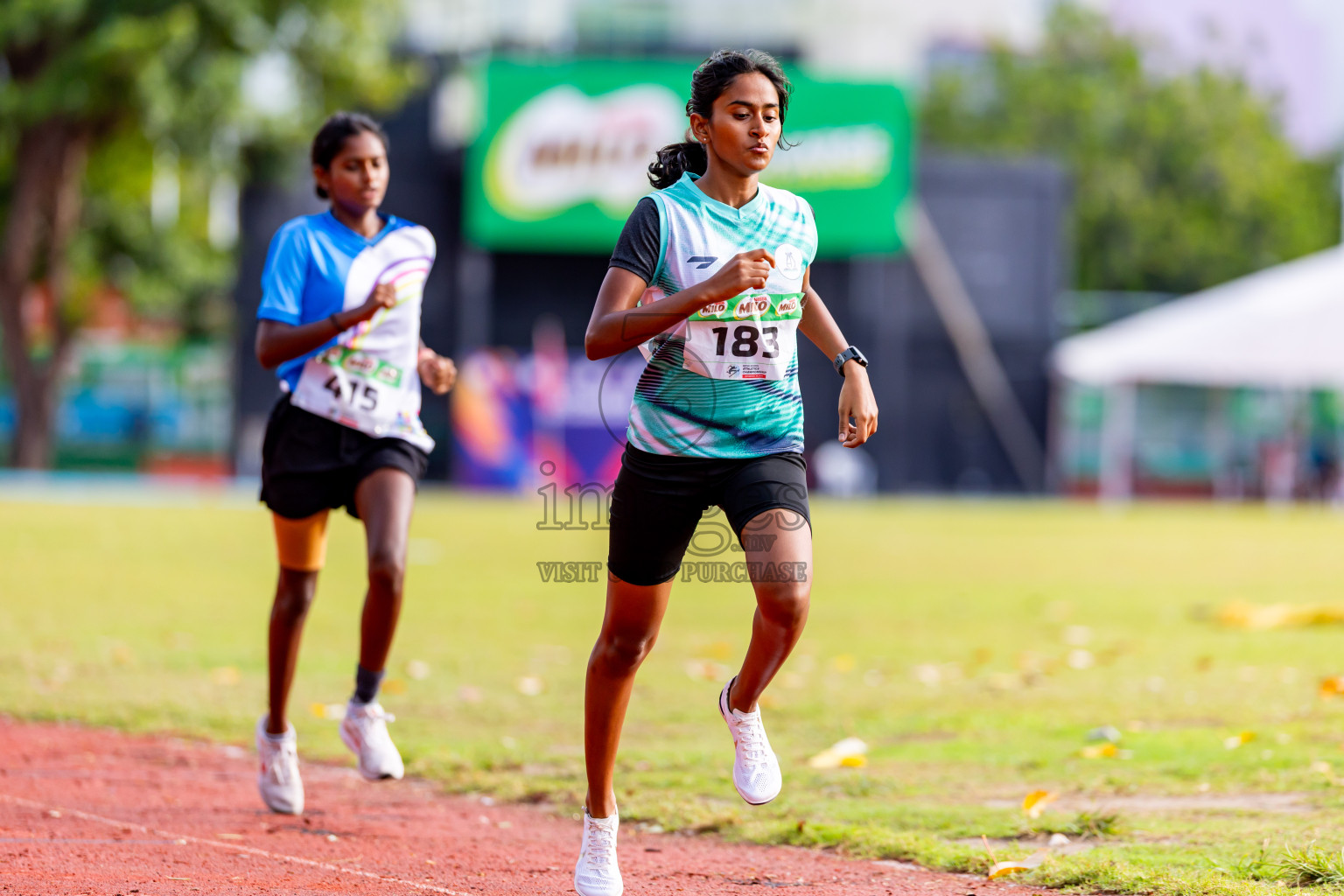 Day 5 of Inter-school Athletics Championship 2025 held in Ekuveni Synthetic Track, Male', Maldives on Saturday, 11th October 2025. Photos by: Nausham Waheed / Images.mv