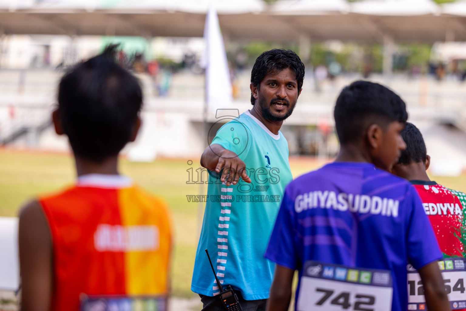 Day 5 of MWSC Interschool Athletics Championships 2024 held in Hulhumale Running Track, Hulhumale, Maldives on Wednesday, 13th November 2024. Photos by: Ismail Thoriq / Images.mv