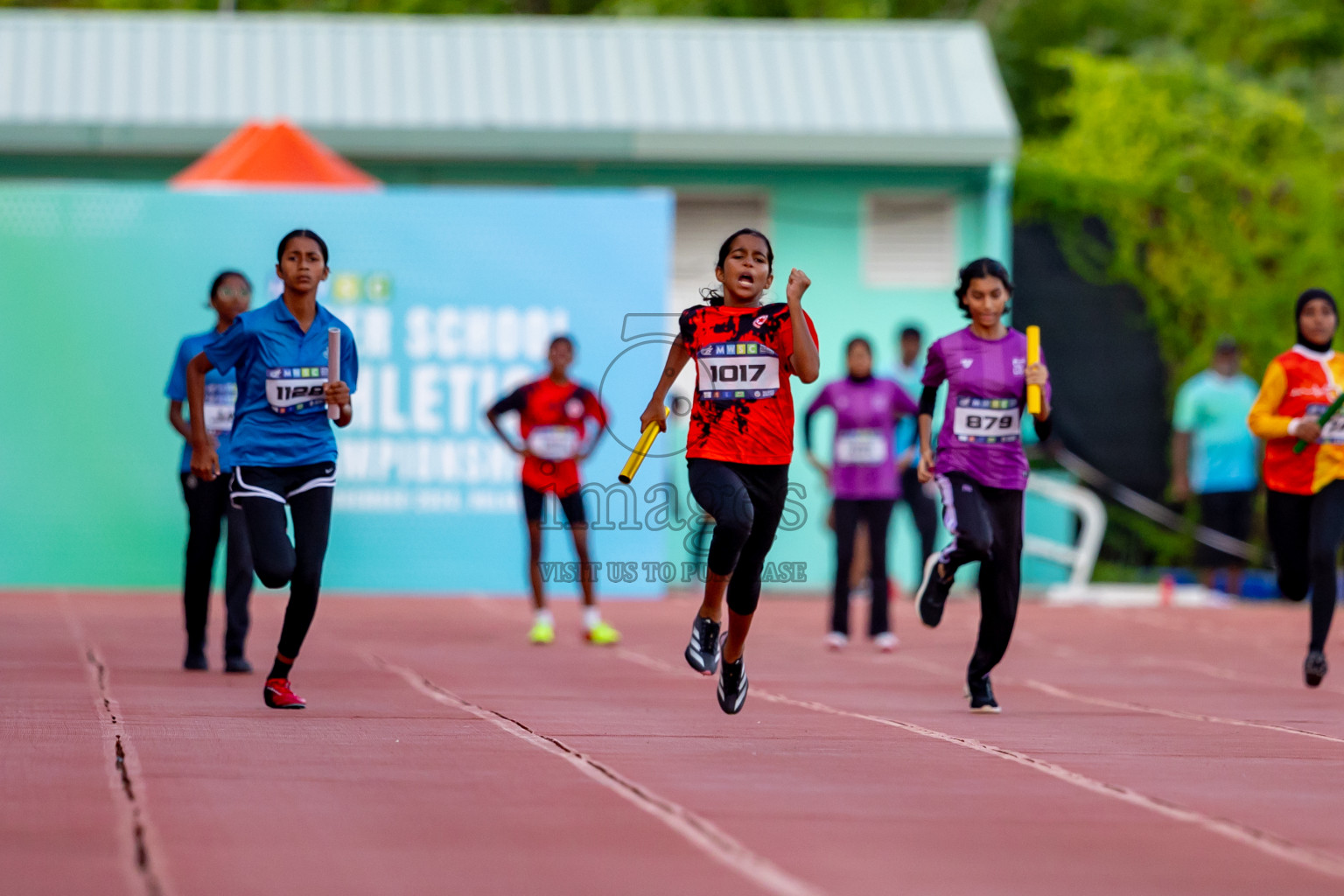 Day 4 of MWSC Interschool Athletics Championships 2024 held in Hulhumale Running Track, Hulhumale, Maldives on Tuesday, 12th November 2024. Photos by: Nausham Waheed / Images.mv