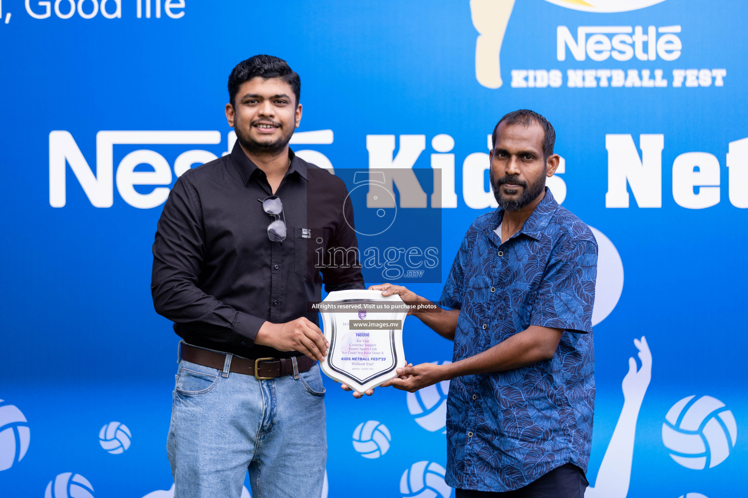 Day 2 of Nestle' Kids Netball Fiesta 2023 held in Henveyru Stadium, Male', Maldives on Thursday, 1st December 2023. Photos by Nausham Waheed / Images.mv