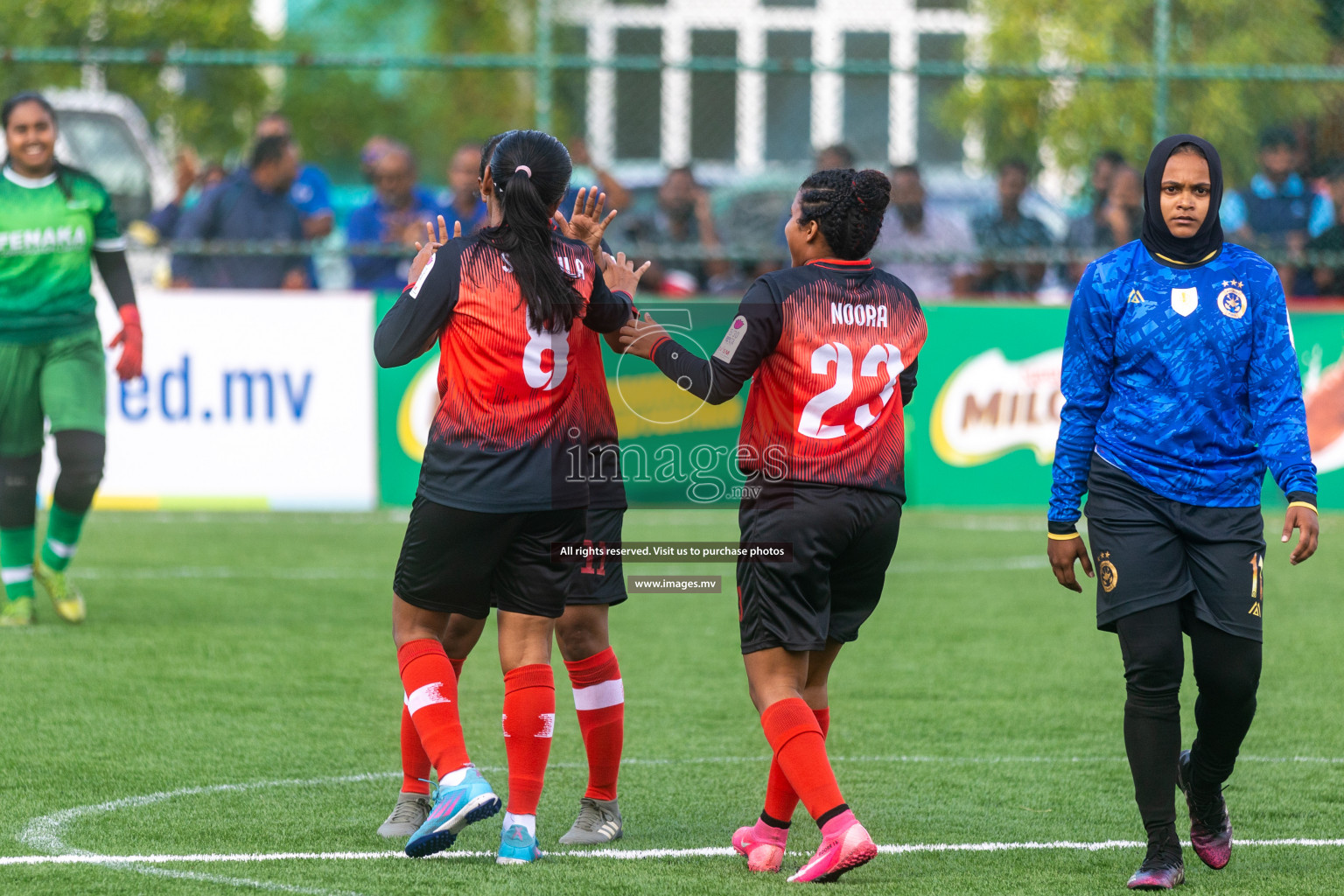 MPL vs Team Fenaka in Eighteen Thirty Women's Futsal Fiesta 2022 was held in Hulhumale', Maldives on Wednesday, 12th October 2022. Photos: Ismail Thoriq / images.mv