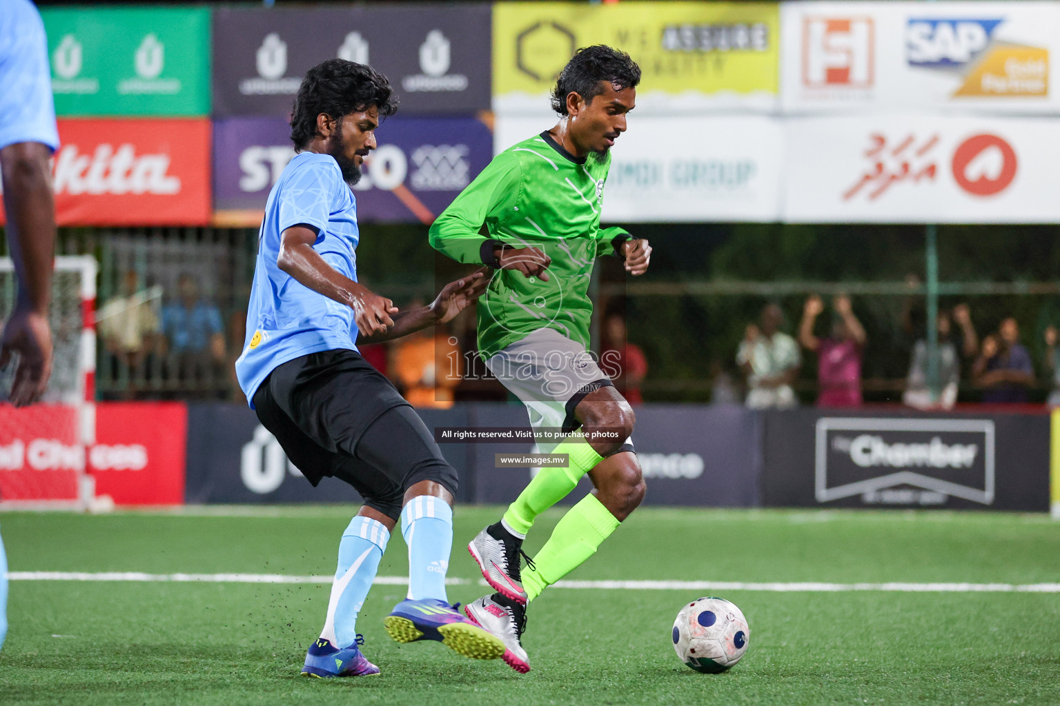 Team DJA vs Thauleemee Gulhun in Club Maldives Cup Classic 2023 held in Hulhumale, Maldives, on Monday, 24th July 2023 Photos: Nausham Waheed/ images.mv