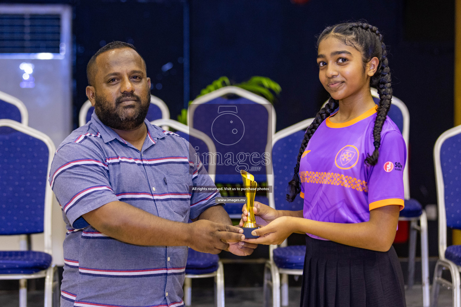 Day7 of 24th Interschool Netball Tournament 2023 was held in Social Center, Male', Maldives on 2nd November 2023. Photos: Nausham Waheed / images.mv