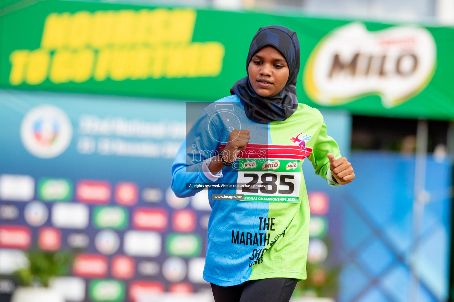 Day 2 of National Athletics Championship 2023 was held in Ekuveni Track at Male', Maldives on Friday, 24th November 2023. Photos: Hassan Simah / images.mv