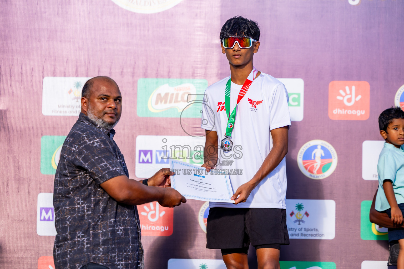 Day 3 of National Athletics Championship 2025 was held at Ekuveni Running Ground in Male', Maldives on Saturday, 16th August 2025. Photos: Nausham Waheed / images.mv