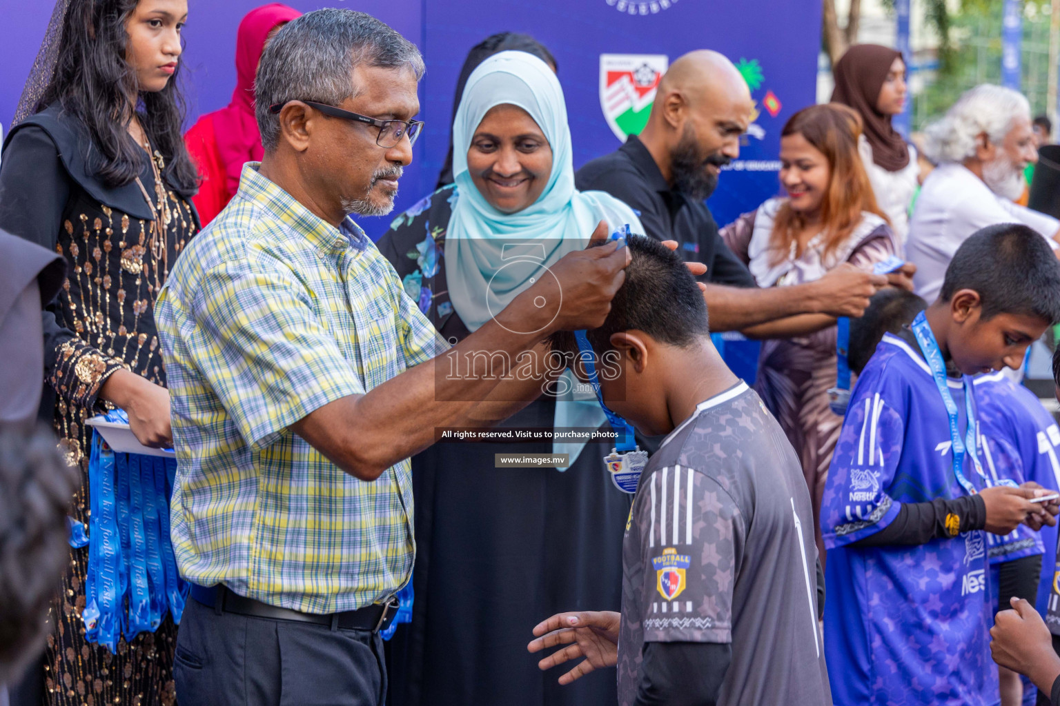 Day 4 of Nestle Kids Football Fiesta, held in Henveyru Football Stadium, Male', Maldives on Saturday, 14th October 2023
Photos: Ismail Thoriq / images.mv