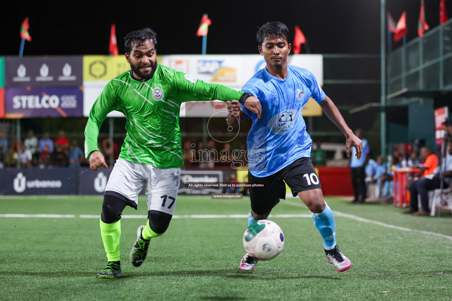 Team DJA vs Thauleemee Gulhun in Club Maldives Cup Classic 2023 held in Hulhumale, Maldives, on Monday, 24th July 2023 Photos: Nausham Waheed/ images.mv