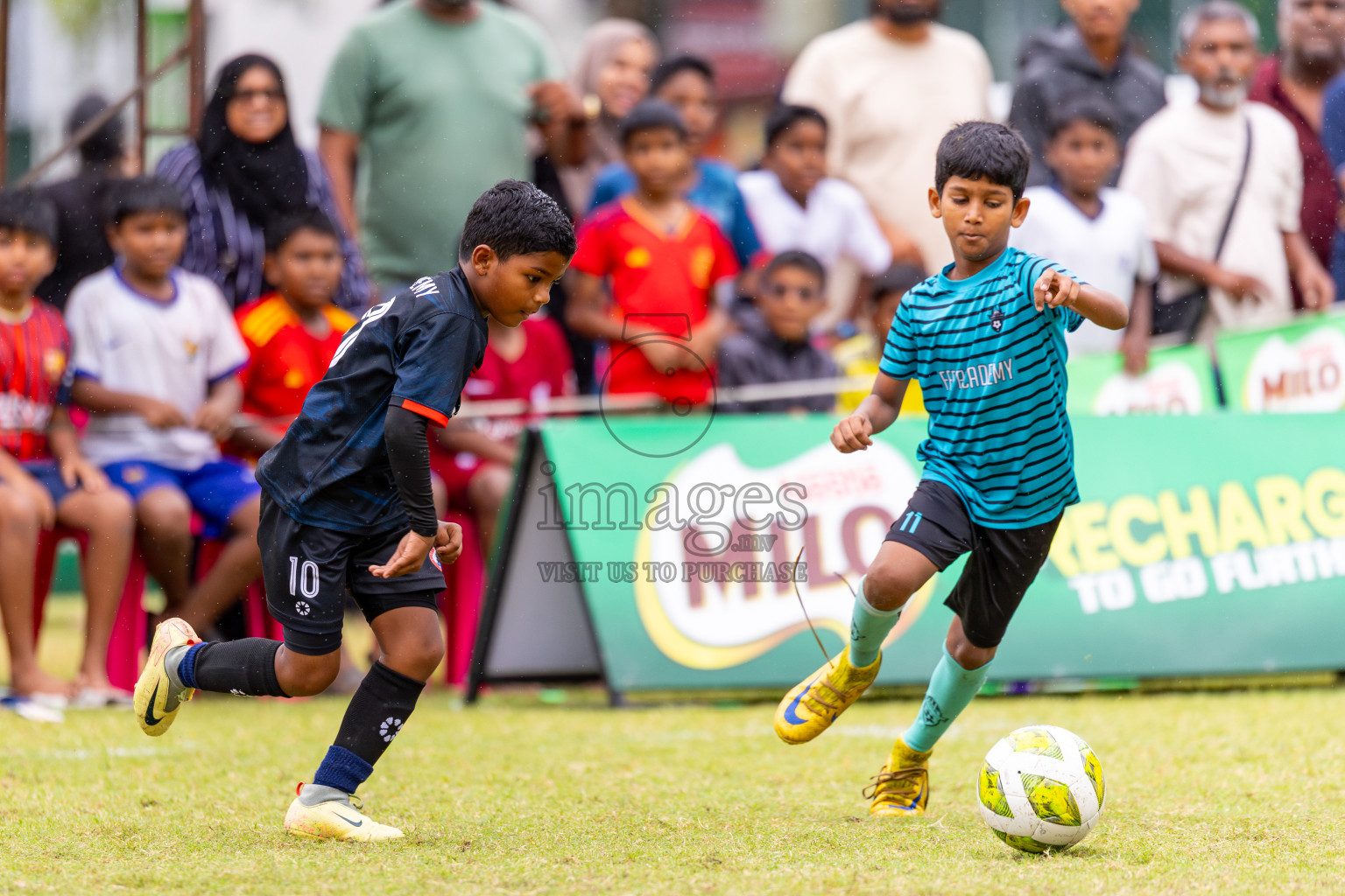 Day 3 of MILO SVAM Juniors 2025 (U-8) was held at Henveiru Stadium in Male', Maldives on Saturday, 28th June 2025. Photos: Ismail Thoriq / images.mv