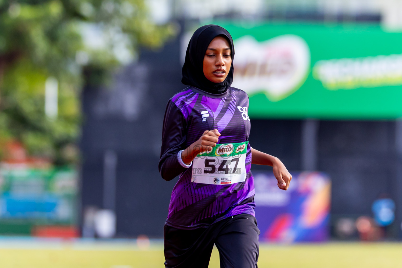 Day 5 of Inter-school Athletics Championship 2025 held in Ekuveni Synthetic Track, Male', Maldives on Saturday, 11th October 2025. Photos by: Nausham Waheed / Images.mv