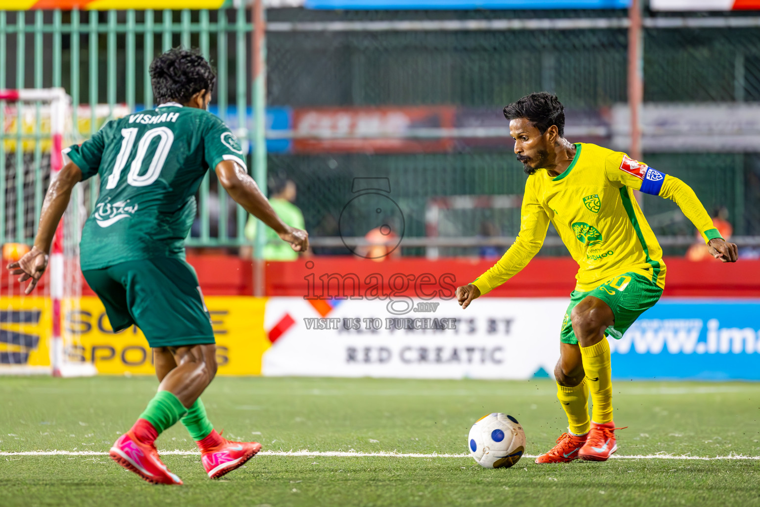 Dhandimagu vs GDh Vaadhoo in Zone Round on Day 28 of Golden Futsal Challenge 2025 was held on Saturday , 1st February 2025, in Hulhumale', Maldives. Photos: Ismail Thoriq / images.mv
