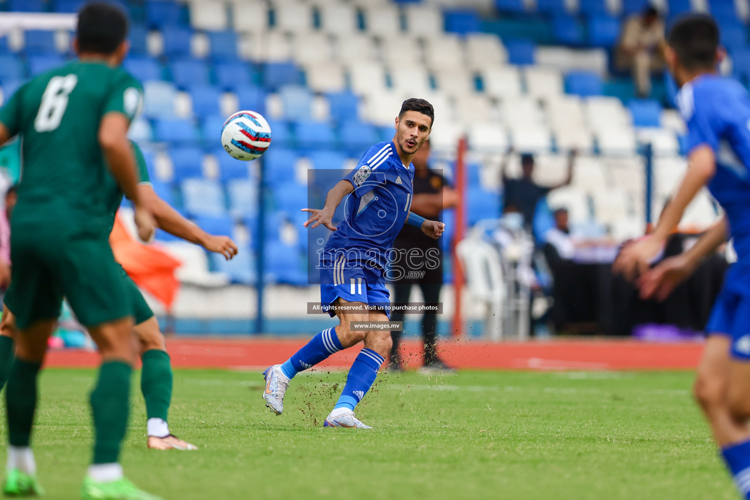 Pakistan vs Kuwait in SAFF Championship 2023 held in Sree Kanteerava Stadium, Bengaluru, India, on Saturday, 24th June 2023. Photos: Nausham Waheed, Hassan Simah / images.mv