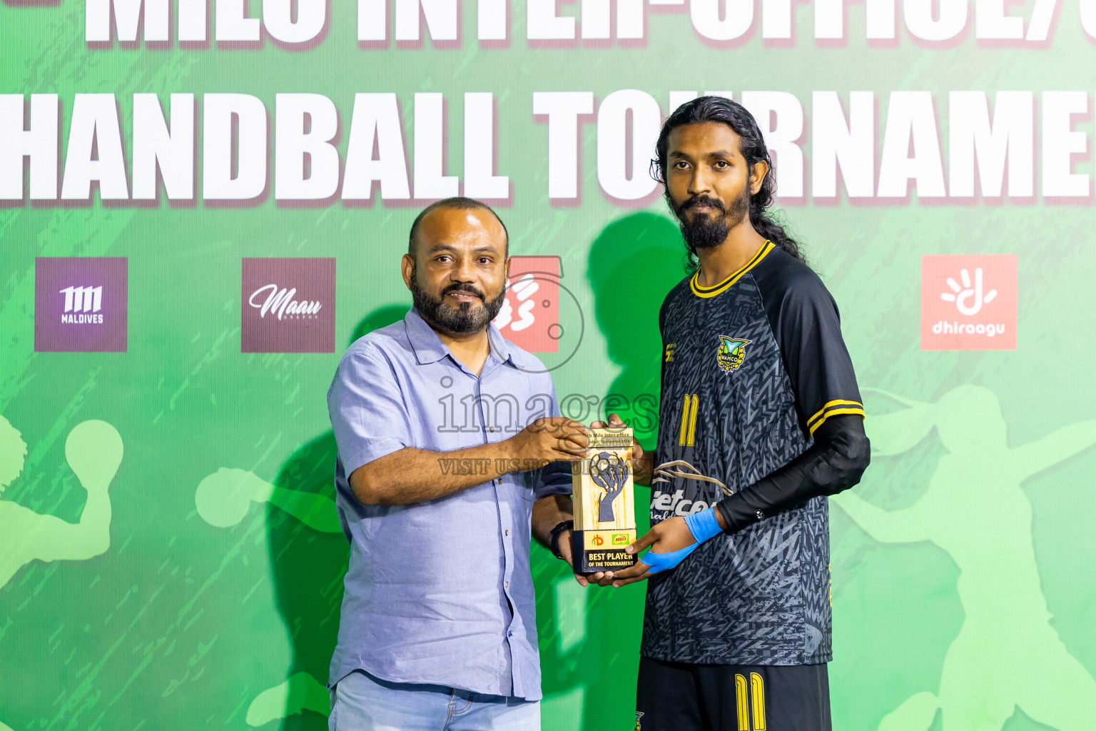 1st Division Final of 8th Inter-Office/Company Handball Tournament 2024, held in Handball ground, Male', Maldives on Tuesday, 11th September 2024 Photos: Nausham Waheed/ Images.mv