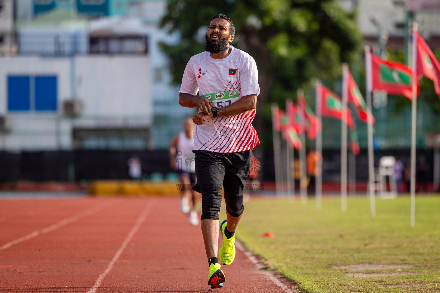 Day 2 of 33rd National Athletics Championship was held in Ekuveni Track at Male', Maldives on Friday, 6th September 2024. Photos: Shuu Abdul Sattar / images.mv