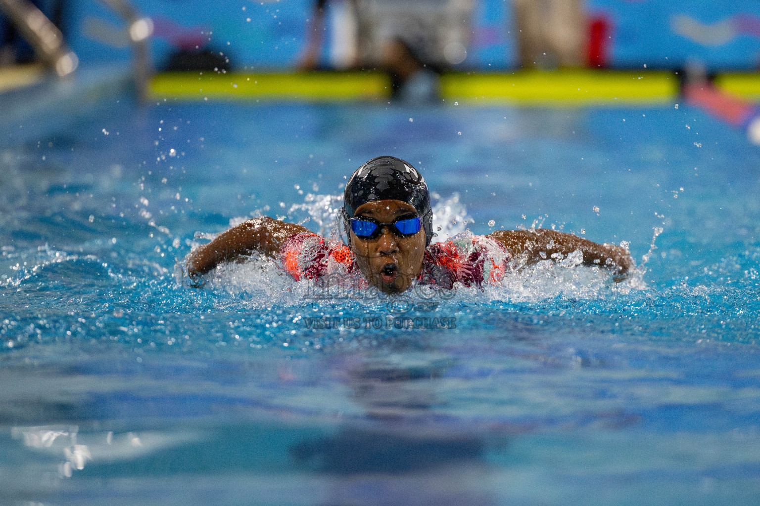 Day 4 of National Swimming Competition 2024 held in Hulhumale', Maldives on Monday, 16th December 2024. 
Photos: Hassan Simah / images.mv