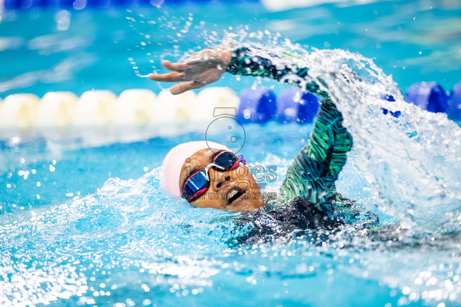 Day 3 of BML 6th National Kids Swimming Kids Festival 2025 held in Hulhumale', Maldives on Wednesday, 5th November 2024. 

Photos: Hassan Simah / images.mv
