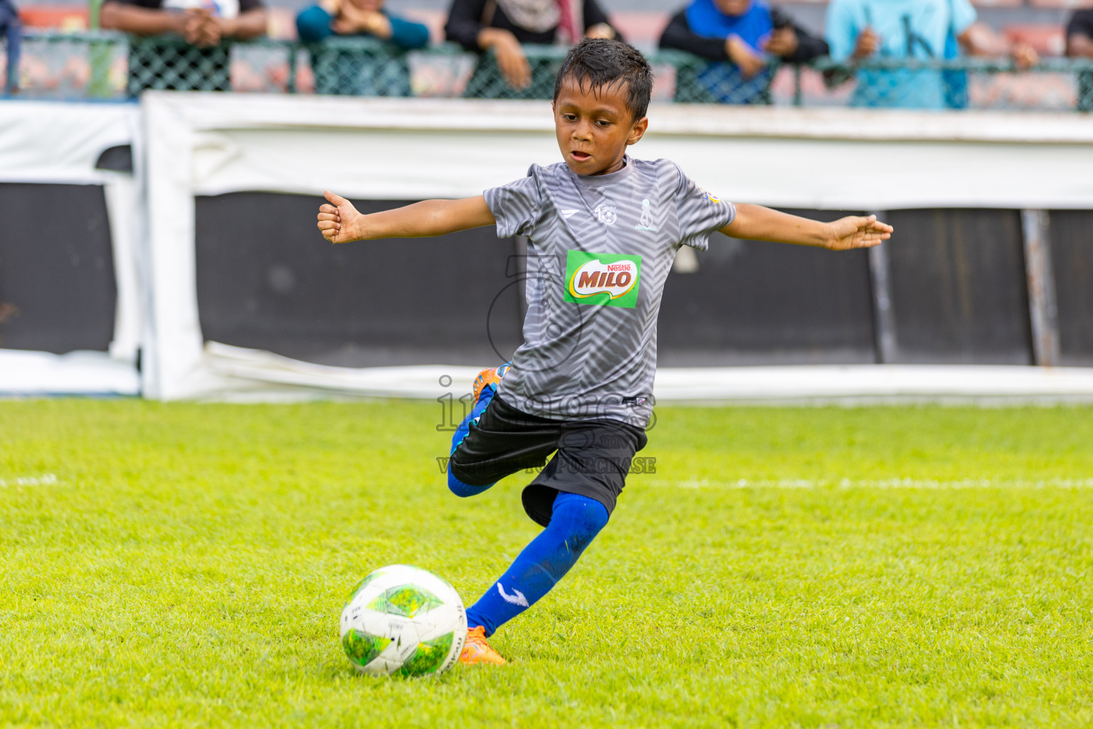 Day 2 of MILO Kids Football Fiesta was held at National Stadium in Male', Maldives on Saturday, 24th February 2024.