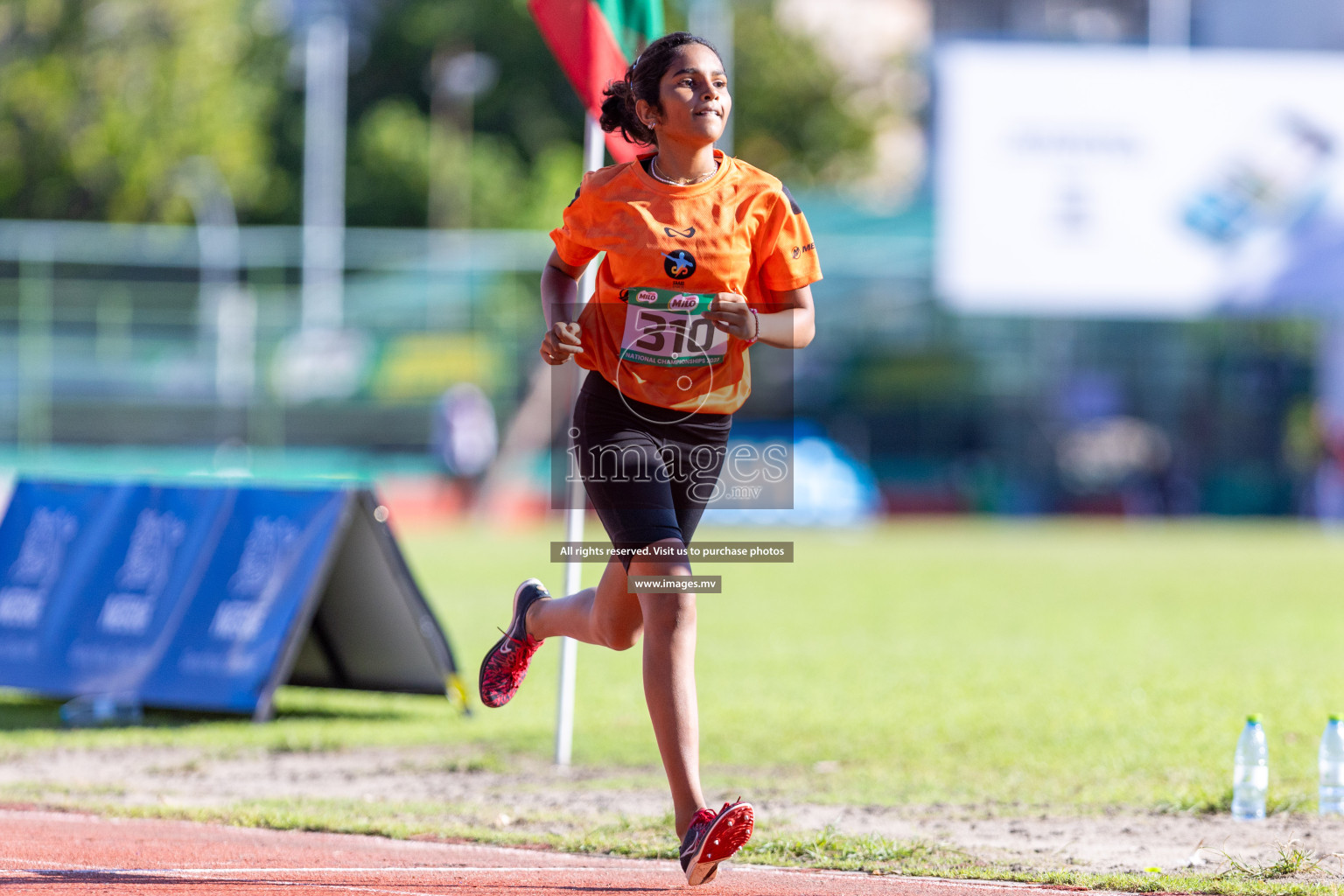 Day 2 of National Athletics Championship 2023 was held in Ekuveni Track at Male', Maldives on Saturday, 25th November 2023. Photos: Nausham Waheed / images.mv