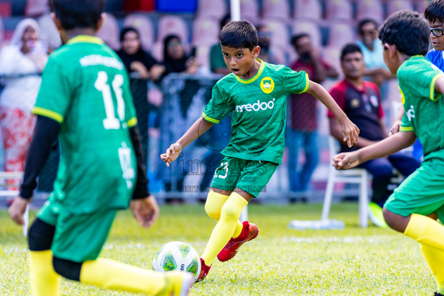 Day 1 of Under 10 MILO Academy Championship 2024 was held at National Stadium in Male', Maldives on Friday, 26th April 2024. Photos: Nausham Waheed / images.mv