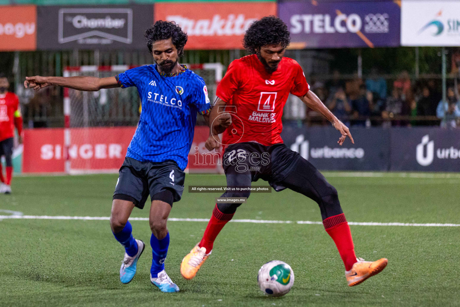 STELCO vs United BML in Quarter Final of Club Maldives Cup 2023 held in Hulhumale, Maldives, on Saturday, 12th August 2023Photos: Ismail Thoriq / images.mv