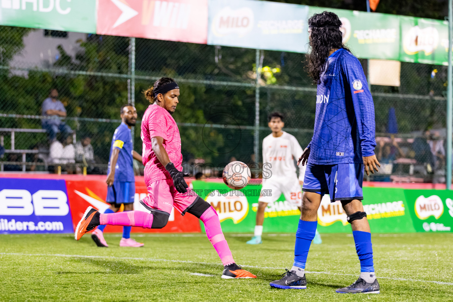 Day 4 of Milo Sector League 2025 was held in Rehendhi Futsal Ground, Hulhumale', Maldives on Tuesday, 4th November 2025. Photos: Hassan Simah / images.mv