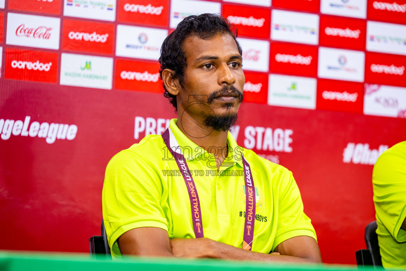 Final Pre-Match Press Conference of AFC Challenge League 2025/26 Preliminary Stage-Maziya Sports & RC vs Al Arabi SC was held at National Stadium in Male', Maldives on Monday, 11th August 2025. Photos: Nausham Waheed / images.mv