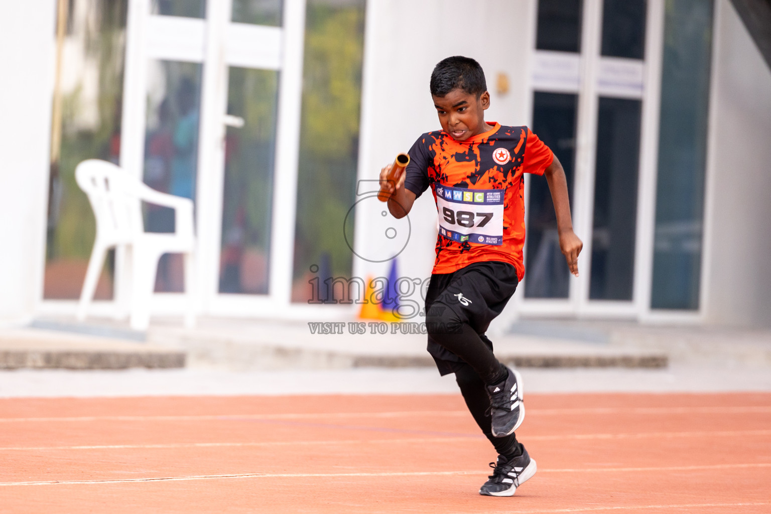 Day 6 of MWSC Interschool Athletics Championships 2024 held in Hulhumale Running Track, Hulhumale, Maldives on Thursday, 14th November 2024. Photos by: Ismail Thoriq / Images.mv