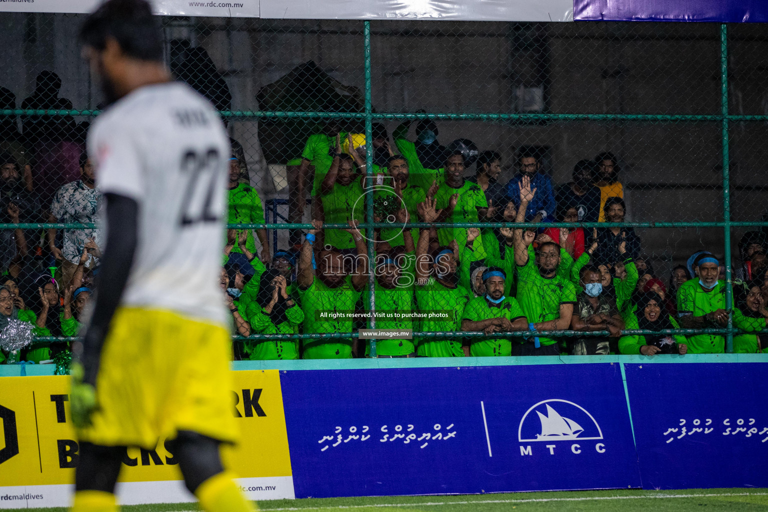 Team FSM vs Club HDC in the Quarter Finals of Club Maldives 2021 held at Hulhumale;, on 12th December 2021 Photos: Ismail Thoriq / images.mv