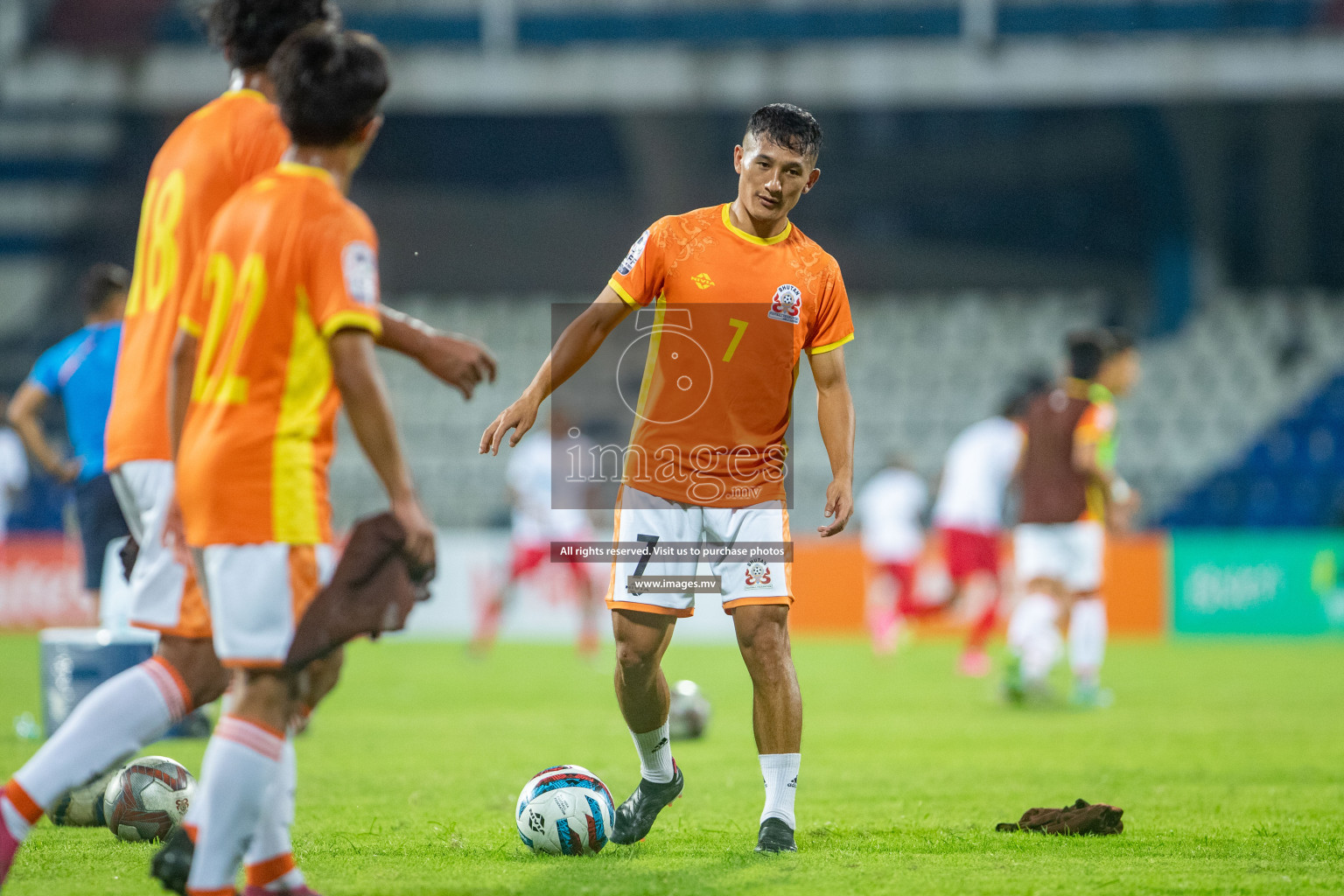 Maldives vs Bhutan in SAFF Championship 2023 held in Sree Kanteerava Stadium, Bengaluru, India, on Wednesday, 22nd June 2023. Photos: Nausham Waheed / images.mv