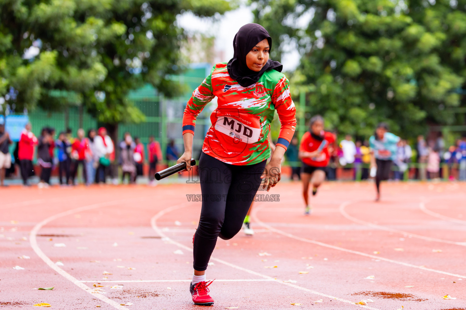 Day 6 of Inter-school Athletics Championship 2025 held in Ekuveni Synthetic Track, Male', Maldives on Sunday, 12th October 2025. Photos by: Nausham Waheed / Images.mv