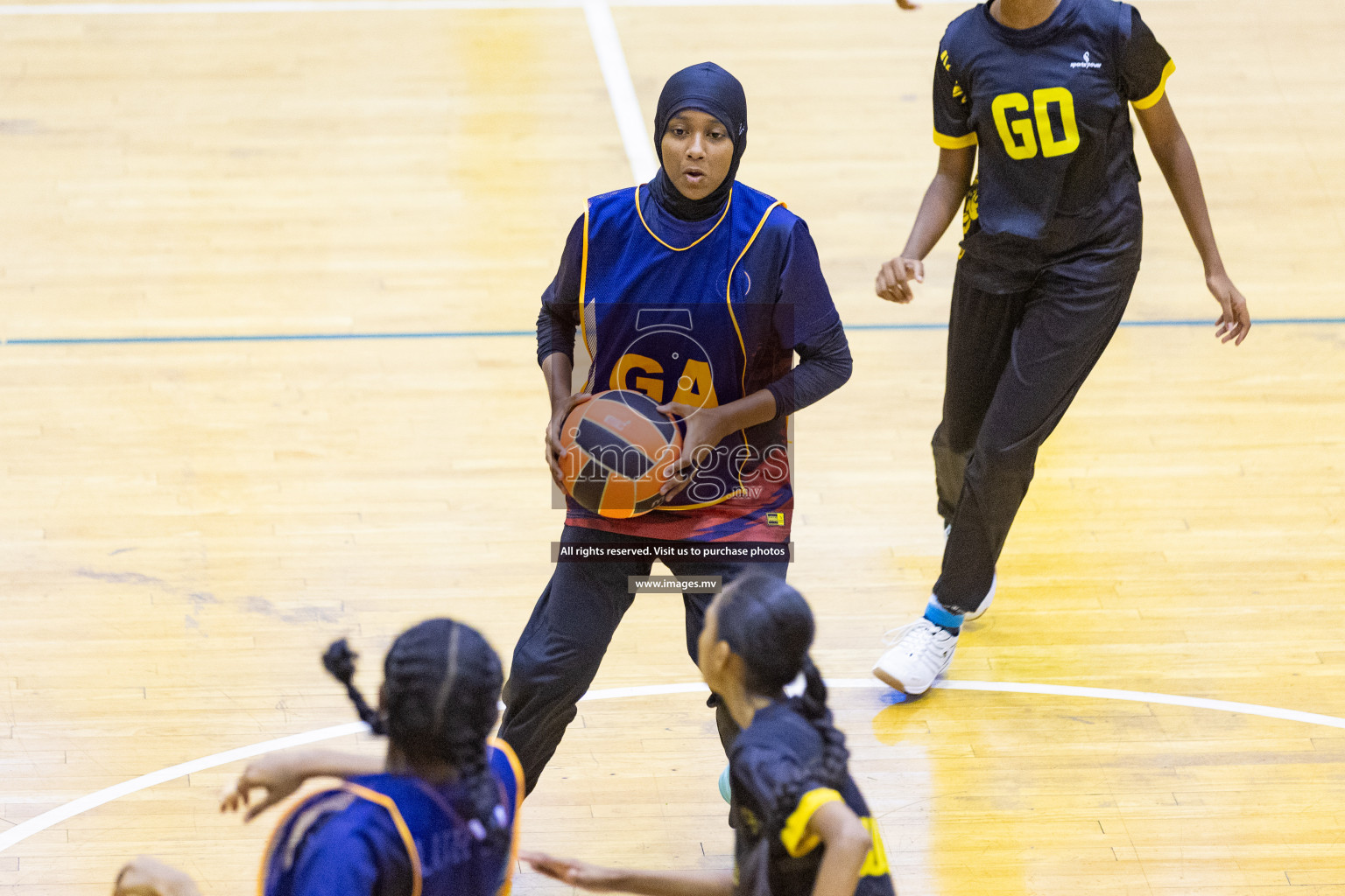 Day2 of 24th Interschool Netball Tournament 2023 was held in Social Center, Male', Maldives on 28th October 2023. Photos: Nausham Waheed / images.mv