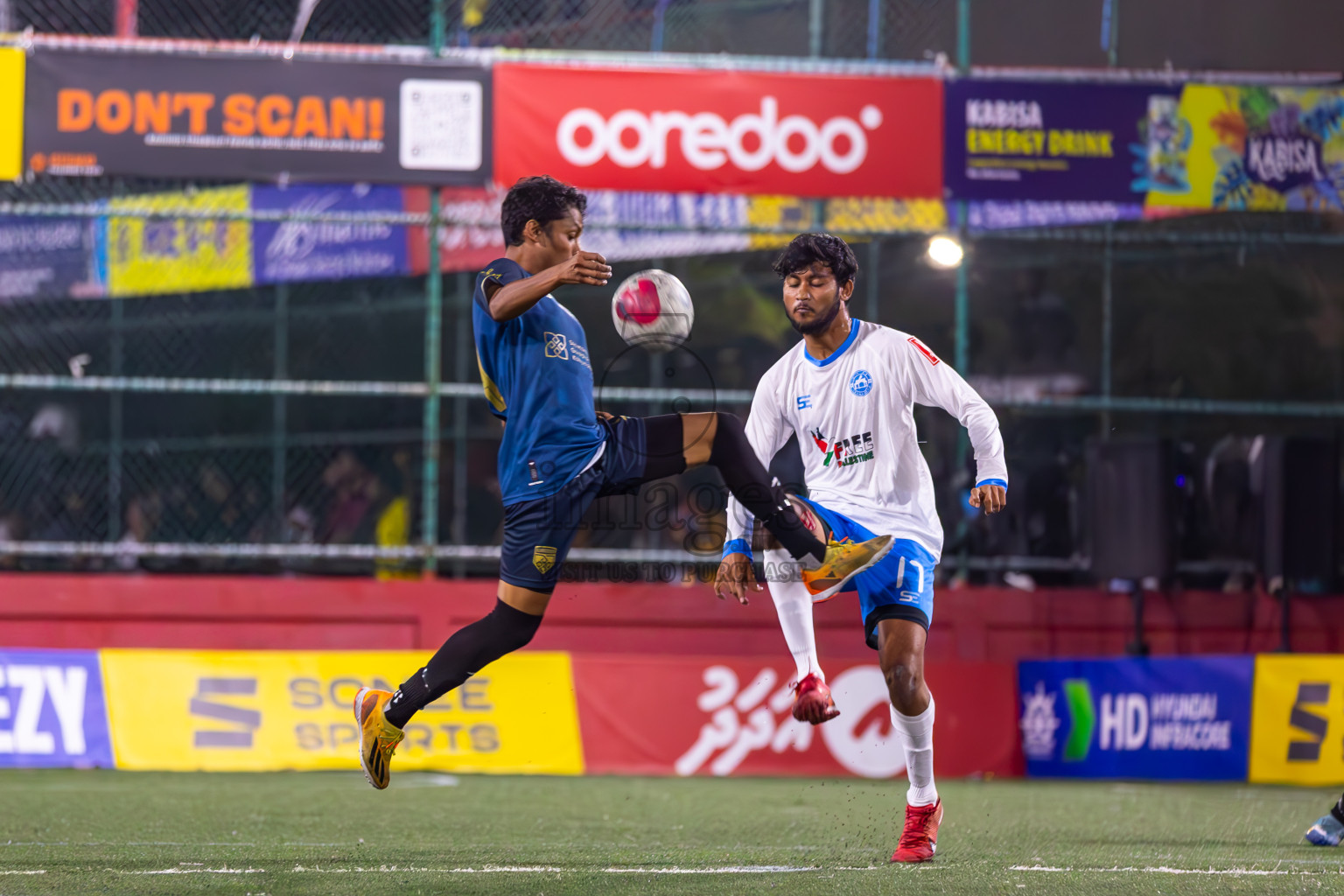 Th Guraidhoo vs Th Veymandoo in Day 15 of Golden Futsal Challenge 2024 was held on Monday, 29th January 2024, in Hulhumale', Maldives
Photos: Ismail Thoriq / images.mv