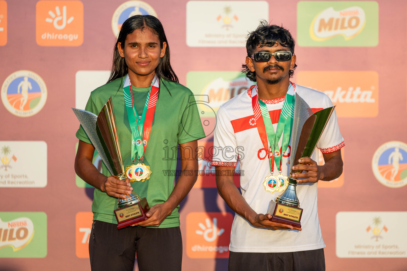 Day 3 of 33rd National Athletics Championship was held in Ekuveni Track at Male', Maldives on Saturday, 7th September 2024. Photos: Suaadh Abdul Sattar / images.mv