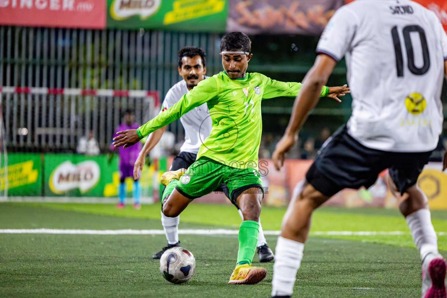 TEAM DJA vs KULHIVARU VUZARA in Club Maldives Classic 2024 held in Rehendi Futsal Ground, Hulhumale', Maldives on Monday, 16th September 2024. Photos: Nausham Waheed / images.mv