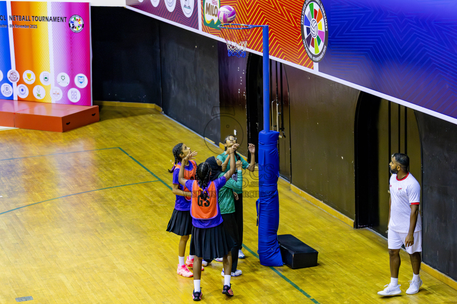 Day 4 of Inter-School Netball Tournament 2025 was held in Social Center Indoor Hall on Tuesday, 21th October 2025. Photos: Areef Adam / images.mv