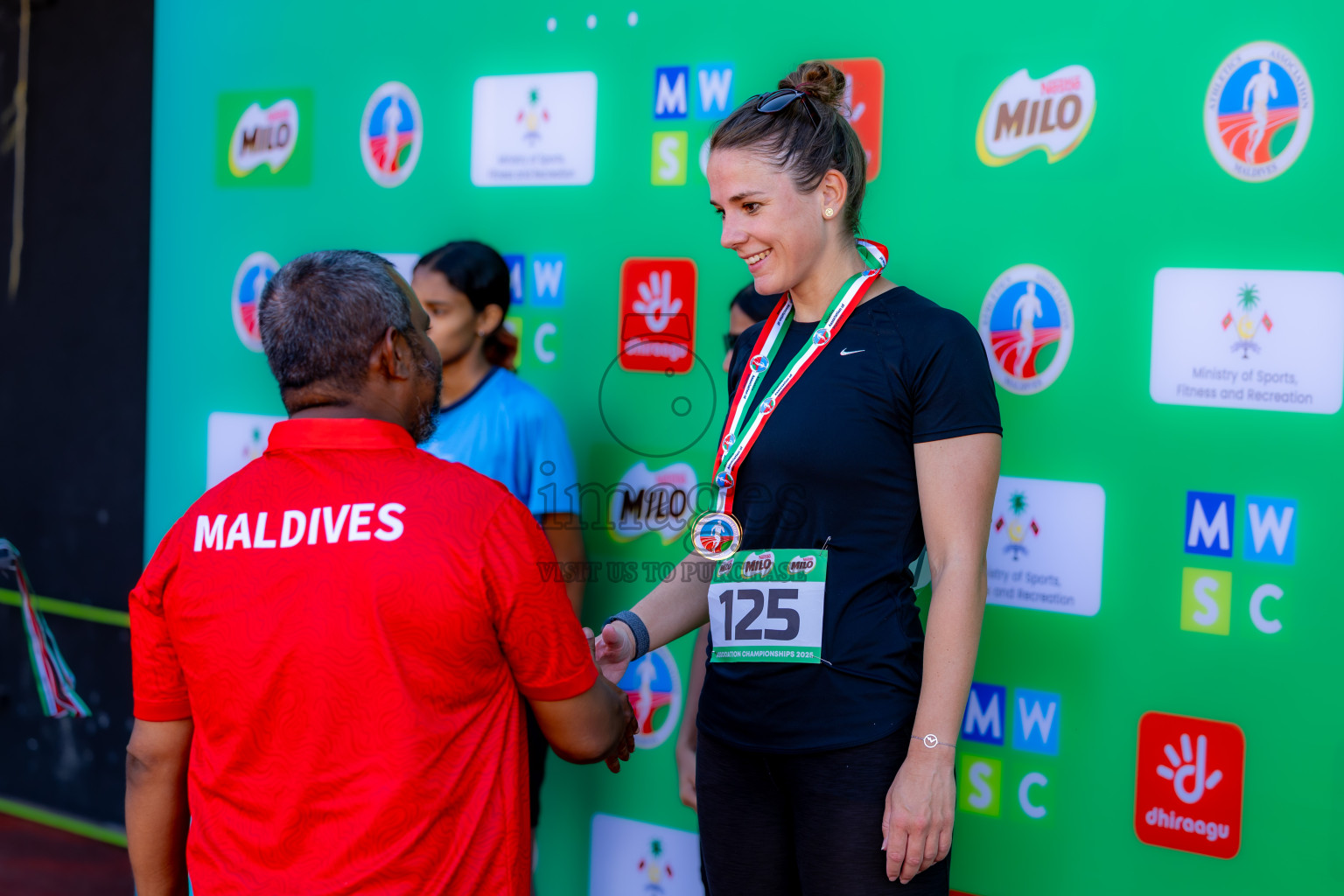 Day 1 of 12th Milo Association Championships was held in Ekuveni Track at Male', Maldives on Thursday, 24th April 2025. Photos: Nausham Waheed  / images.mv