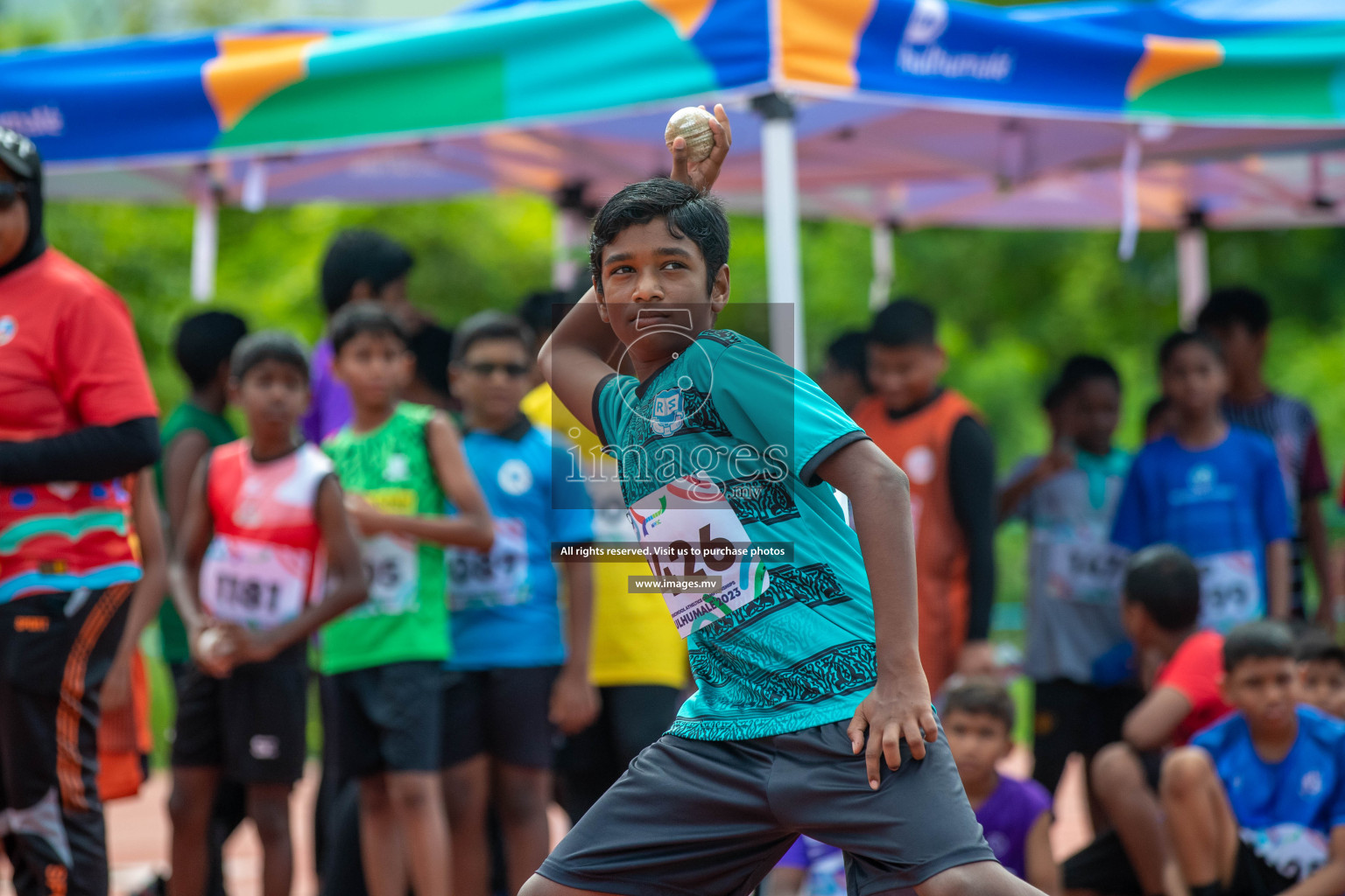 Day two of Inter School Athletics Championship 2023 was held at Hulhumale' Running Track at Hulhumale', Maldives on Sunday, 15th May 2023. Photos: Nausham Waheed / images.mv