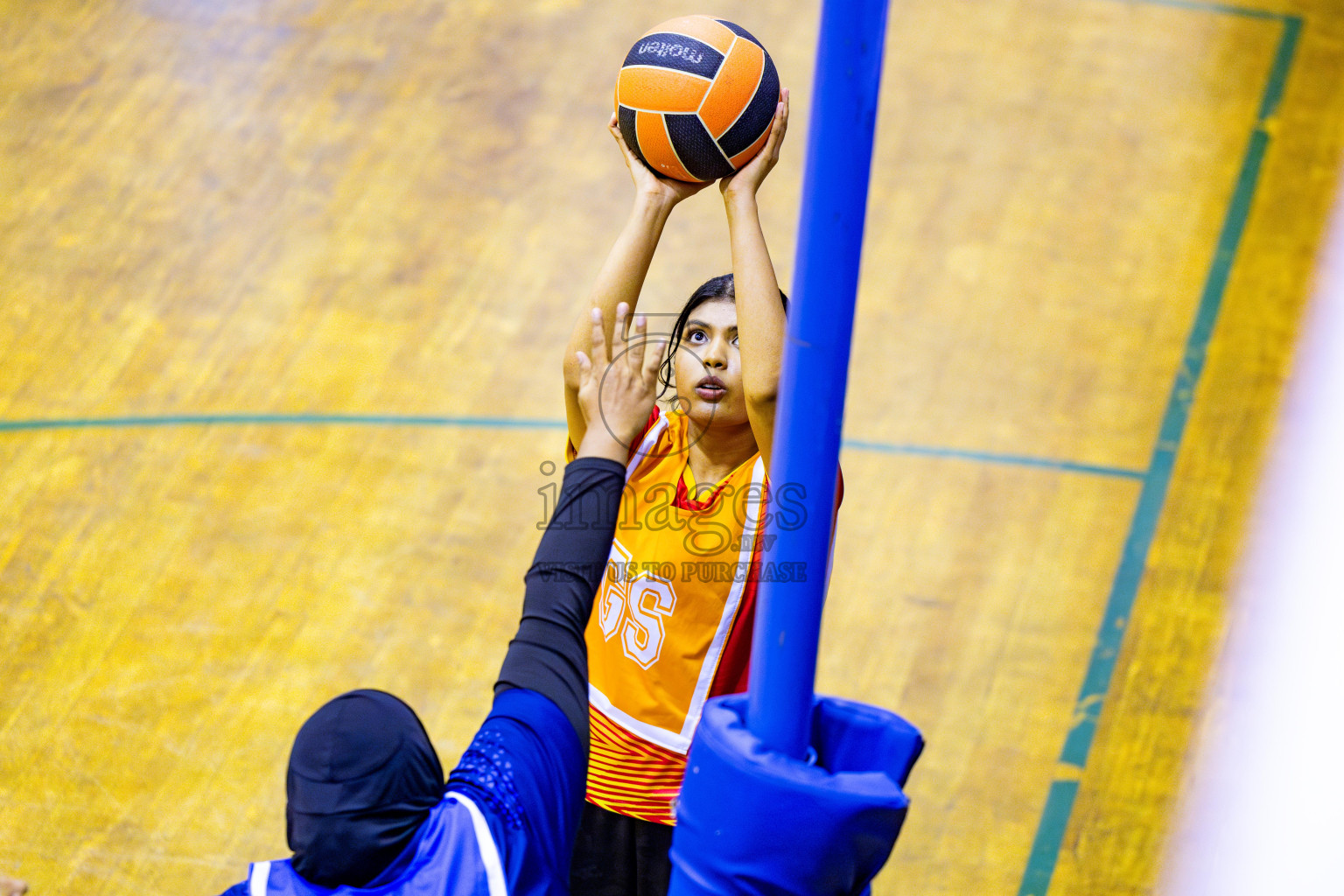 Day 5 of 21st National Netball Tournament was held in Social Canter at Male', Maldives on Sunday, 13th May 2024. Photos: Nausham Waheed / images.mv