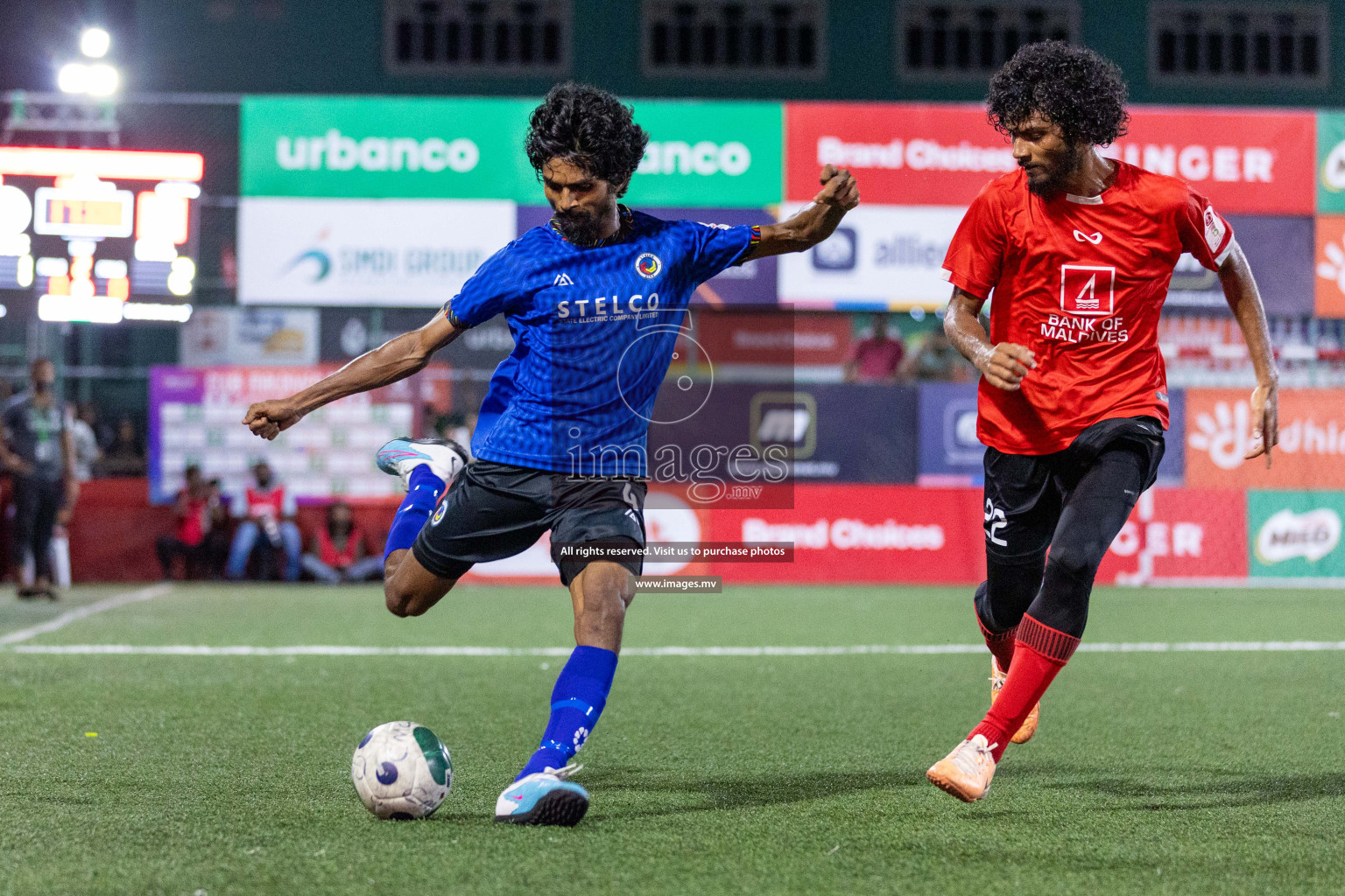 STELCO vs United BML in Quarter Final of Club Maldives Cup 2023 held in Hulhumale, Maldives, on Saturday, 12th August 2023Photos: Nausham Waheed