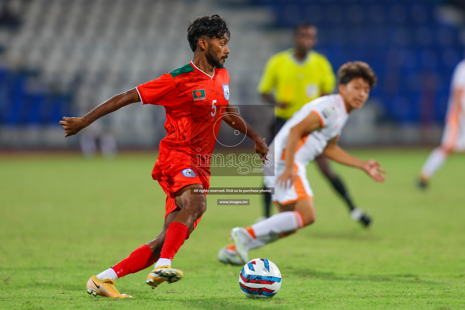 Bhutan vs Bangladesh in SAFF Championship 2023 held in Sree Kanteerava Stadium, Bengaluru, India, on Wednesday, 28th June 2023. Photos: Nausham Waheed / images.mv