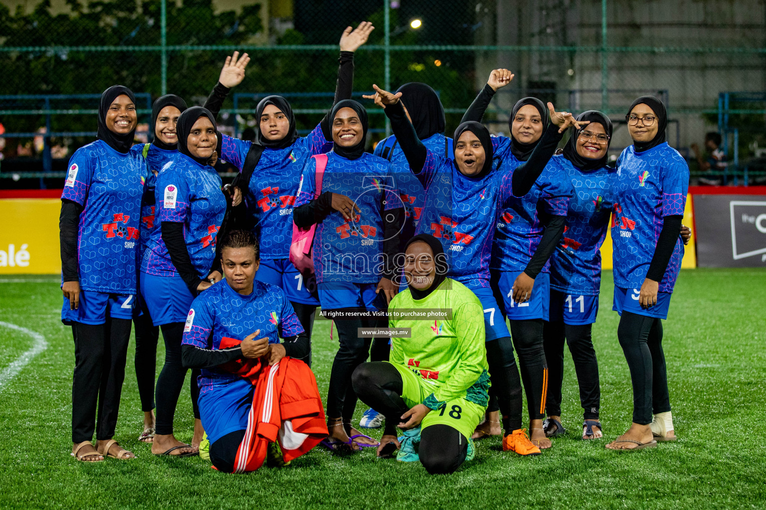 MPL vs Club MYS in Eighteen Thirty Women's Futsal Fiesta 2022 was held in Hulhumale', Maldives on Monday, 21st October 2022. Photos: Hassan Simah / images.mv