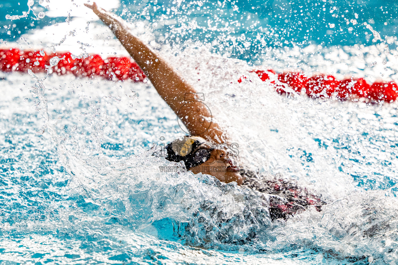 Day 4 of 20th Inter-school Swimming Competition 2024 held in Hulhumale', Maldives on Tuesday, 15th October 2024. Photos: Ismail Thoriq / images.mv