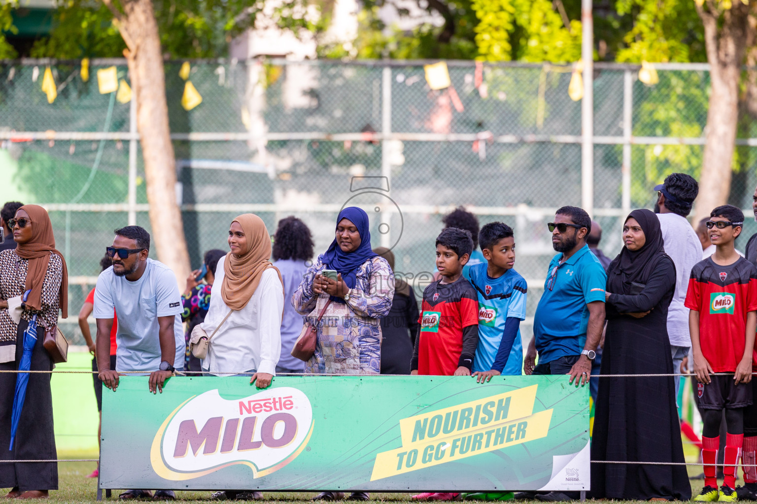 Day 1 of MILO Academy Championship 2024 - U12 was held at Henveiru Grounds in Male', Maldives on Thursday, 4th July 2024. 
Photos: Ismail Thoriq / images.mv