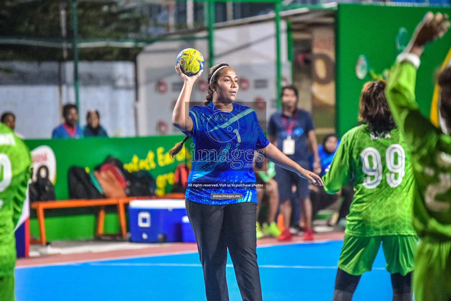 Day 9 of Milo 6th Inter Office Handball Tournament 2022 - Photos by Nausham Waheed