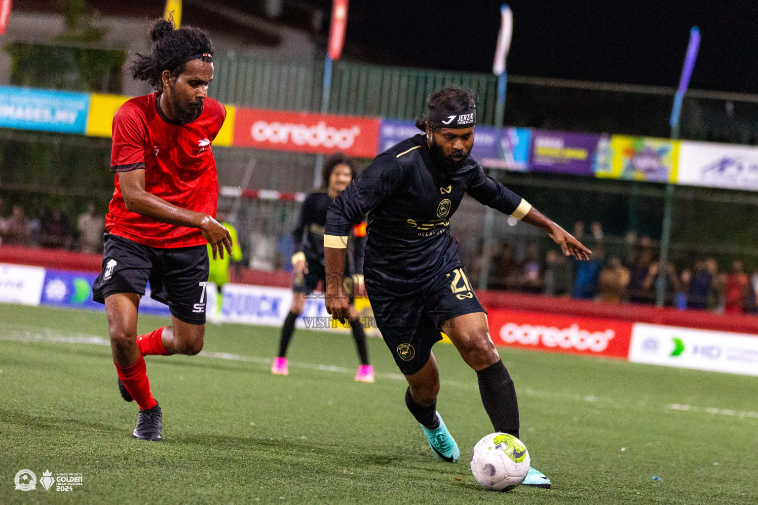 ADh Dhangethi vs ADh Maamigili in Day 7 of Golden Futsal Challenge 2024 was held on Saturday, 20th January 2024, in Hulhumale', Maldives Photos: Ismail Thoriq / images.mv