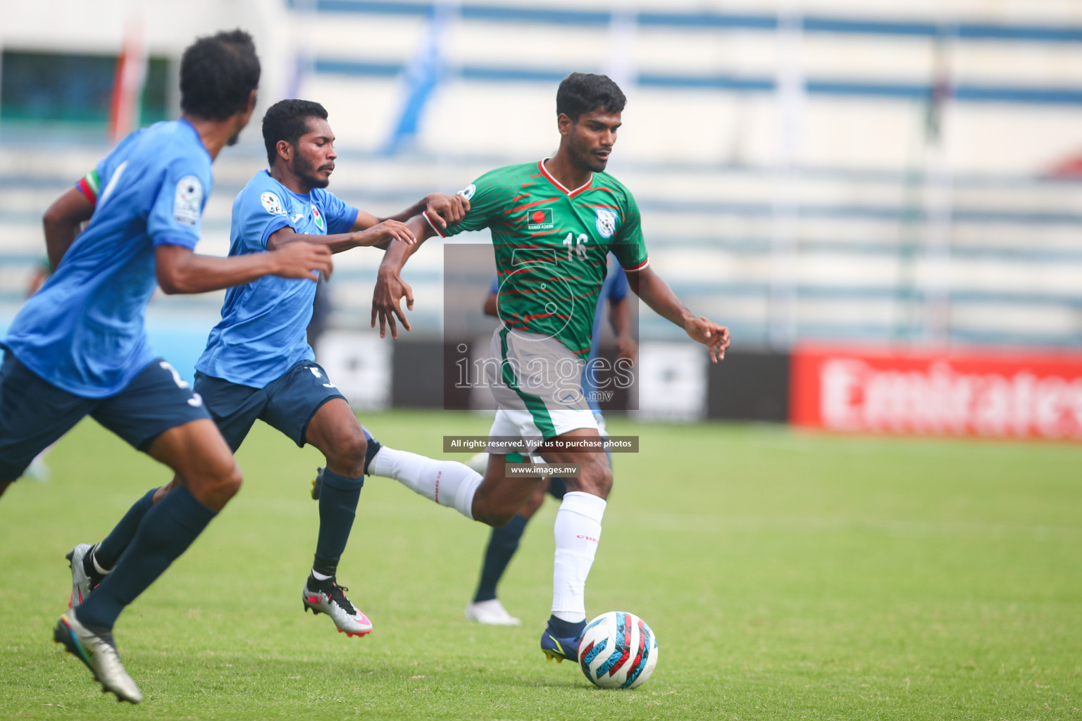 Bangladesh vs Maldives in SAFF Championship 2023 held in Sree Kanteerava Stadium, Bengaluru, India, on Saturday, 25th June 2023. Photos: Nausham Waheed, Hassan Simah / images.mv