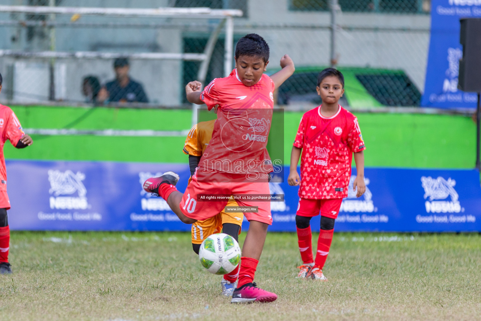 Day 4 of Nestle Kids Football Fiesta, held in Henveyru Football Stadium, Male', Maldives on Saturday, 14th October 2023
Photos: Ismail Thoriq / images.mv