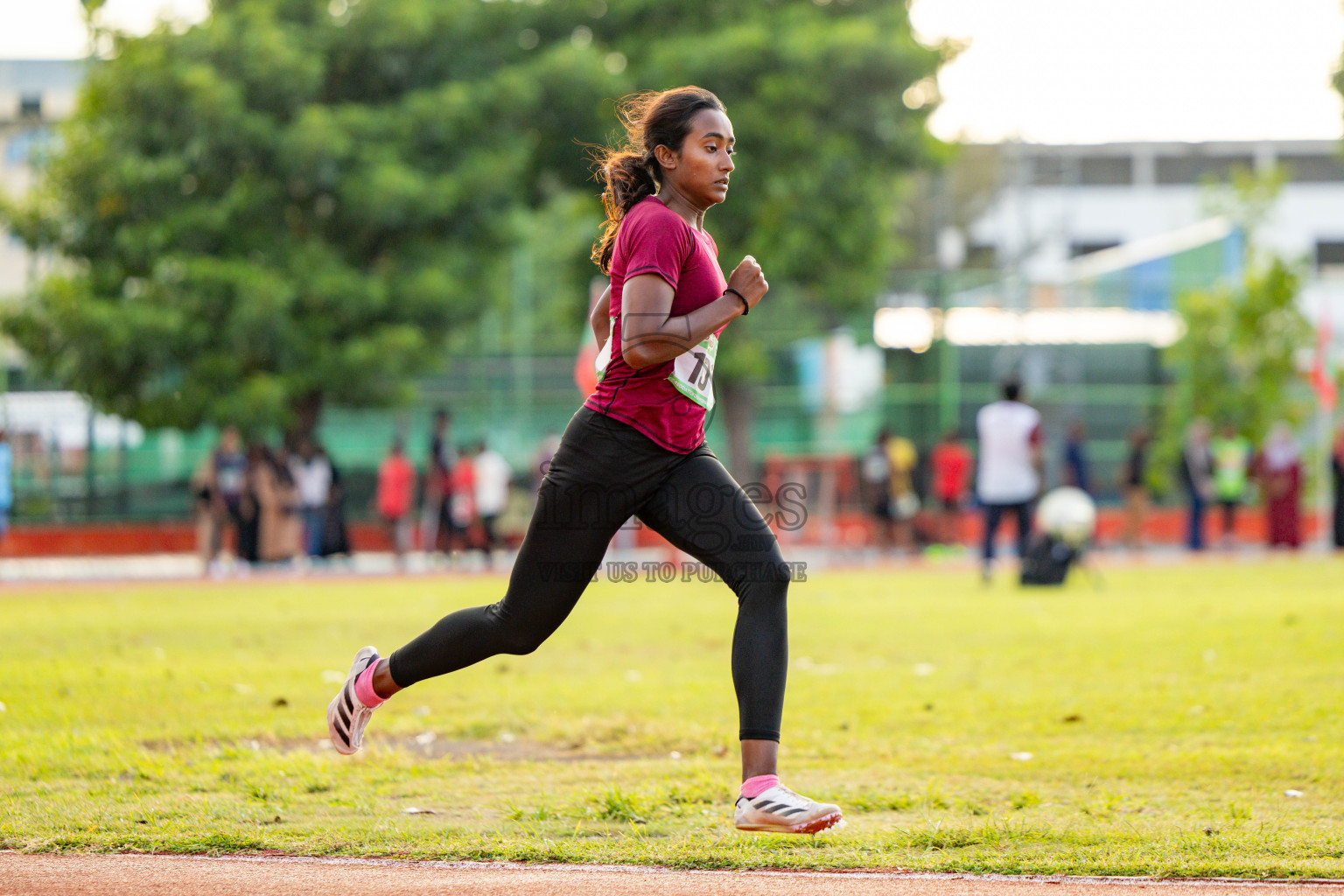 Day 2 of 12th Milo Association Championships was held in Ekuveni Track at Male', Maldives on Friday, 25th April 2025. Photos: Hassan Simah / images.mv
