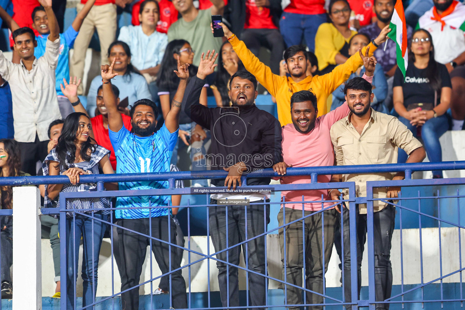 Nepal vs India in SAFF Championship 2023 held in Sree Kanteerava Stadium, Bengaluru, India, on Saturday, 24th June 2023. Photos: Hassan Simah / images.mv