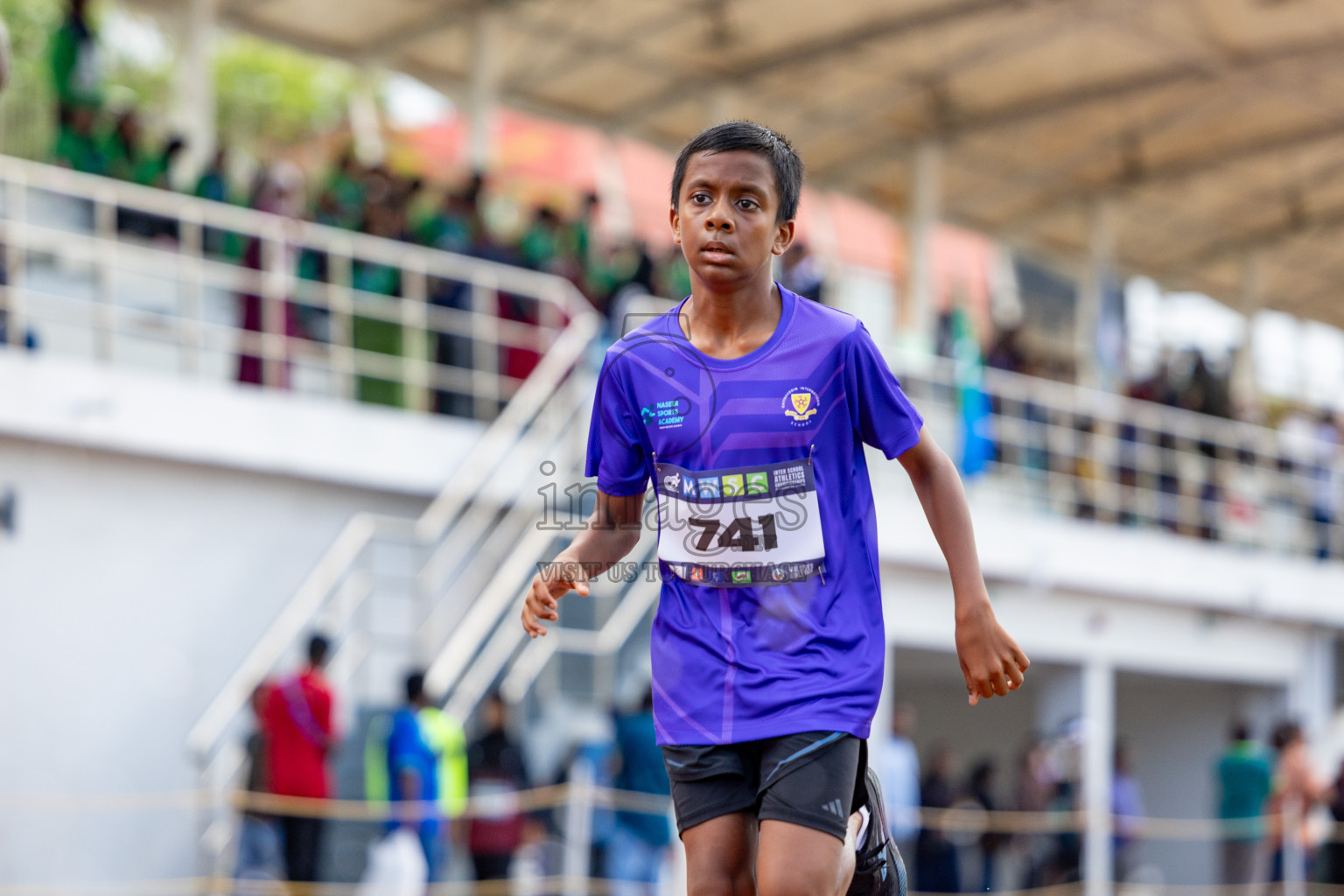 Day 1 of MWSC Interschool Athletics Championships 2024 held in Hulhumale Running Track, Hulhumale, Maldives on Saturday, 9th November 2024. 
Photos by: Ismail Thoriq, Hassan Simah / Images.mv